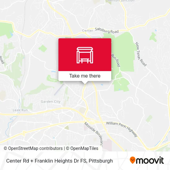Mapa de Center Rd + Franklin Heights Dr FS
