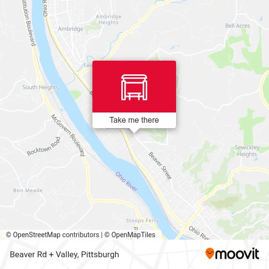 Beaver Rd + Valley map