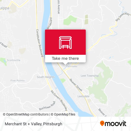Mapa de Merchant St + Valley