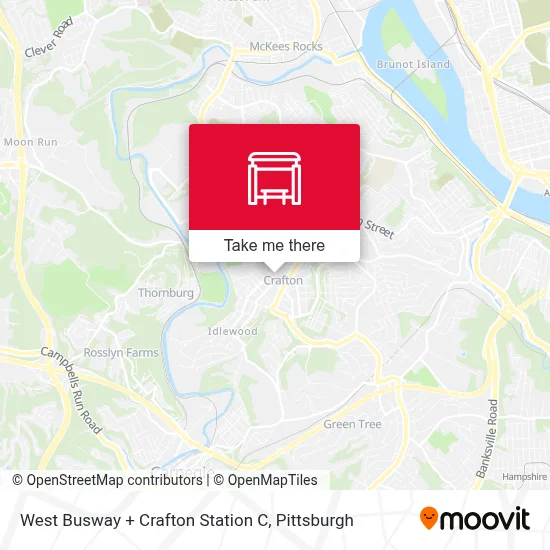 West Busway + Crafton Station C - Routes, Schedules, and Fares