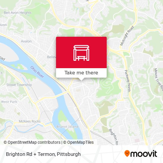 Mapa de Brighton Rd + Termon