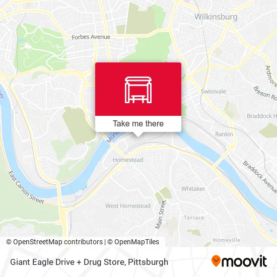 Mapa de Giant Eagle Drive + Drug Store