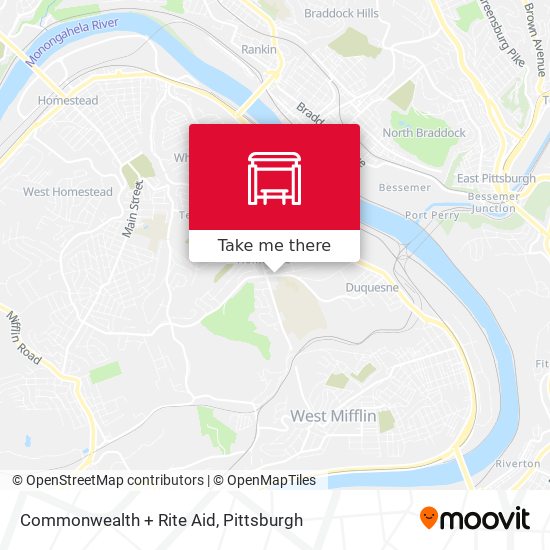 Mapa de Commonwealth + Rite Aid