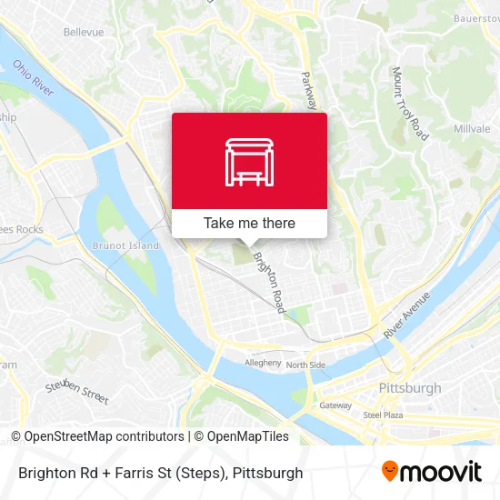 Brighton Rd + Farris St (Steps) map