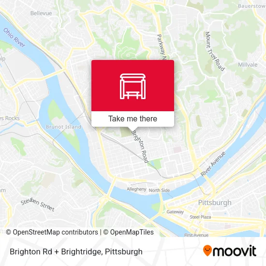 Mapa de Brighton Rd + Brightridge
