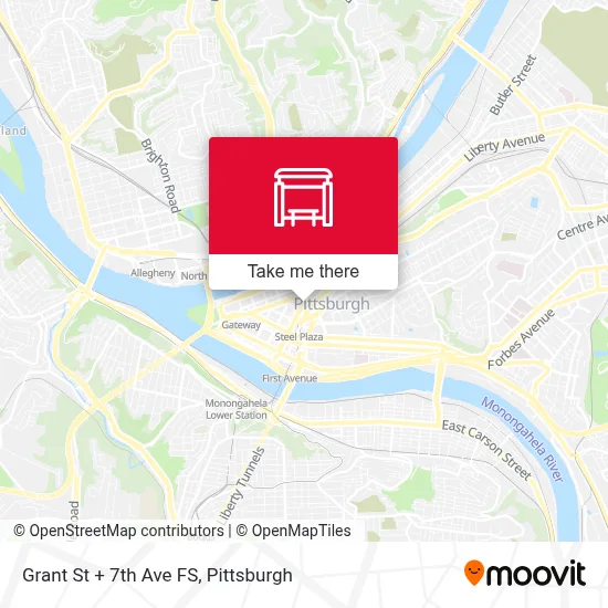 Grant St + 7th Ave FS map