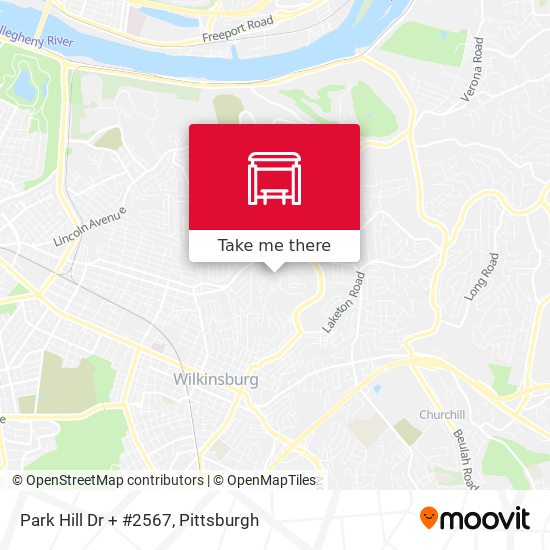 Park Hill Dr + #2567 map