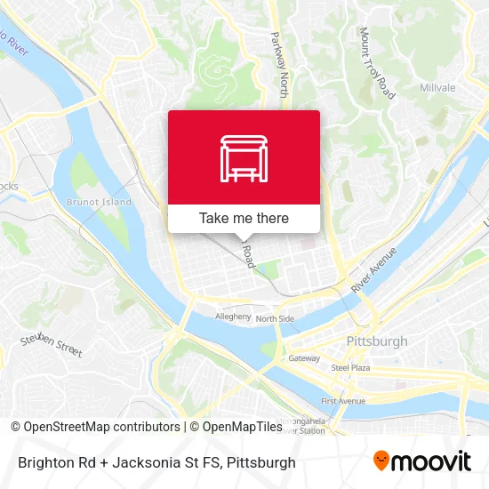 Mapa de Brighton Rd + Jacksonia St FS