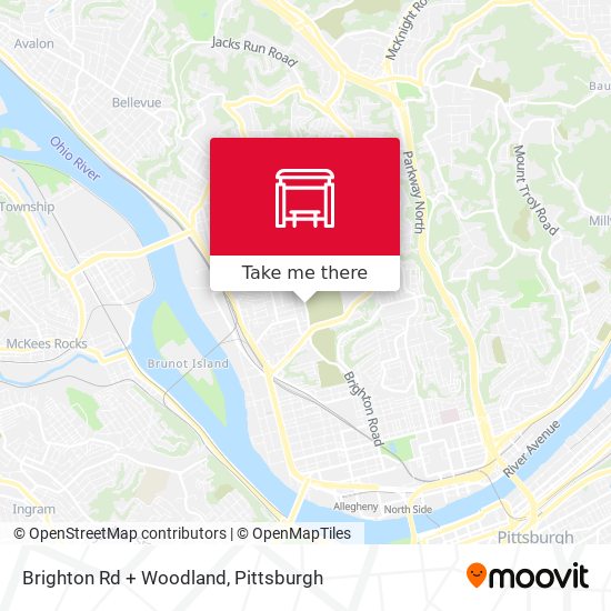 Mapa de Brighton Rd + Woodland