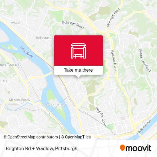 Mapa de Brighton Rd + Wadlow