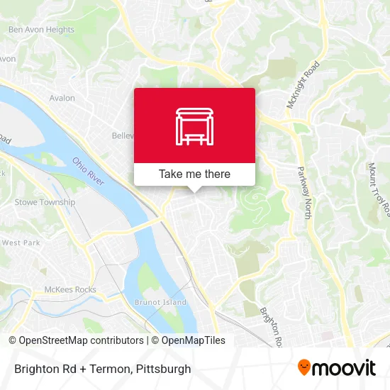 Mapa de Brighton Rd + Termon