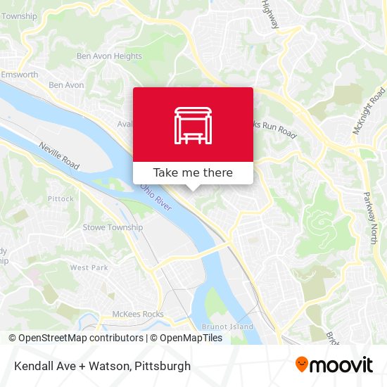 Mapa de Kendall Ave + Watson