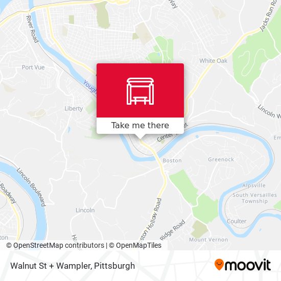 Mapa de Walnut St + Wampler
