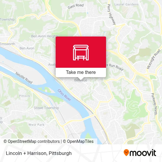 Lincoln + Harrison map