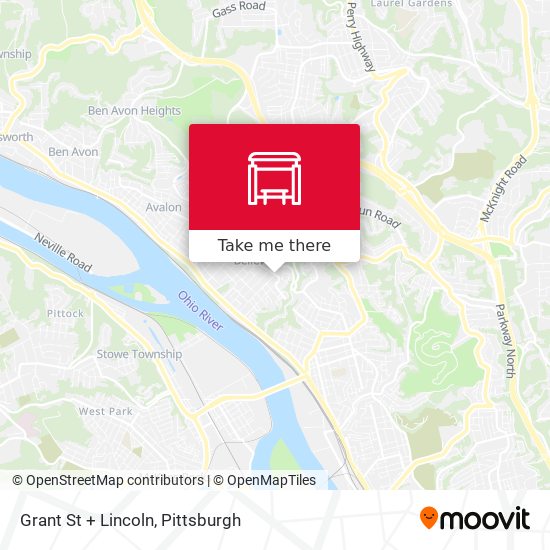 Mapa de Grant St + Lincoln