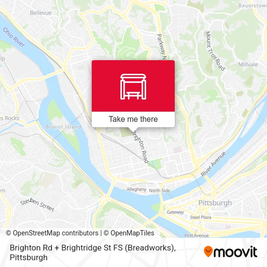 Mapa de Brighton Rd + Brightridge St FS (Breadworks)