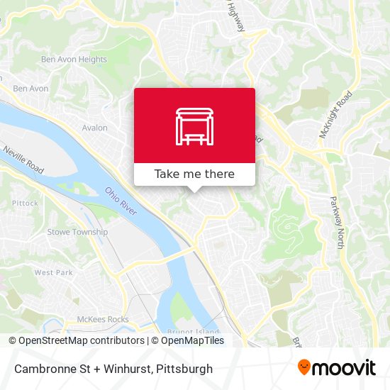 Cambronne St + Winhurst map