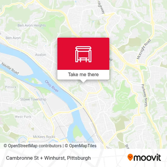 Cambronne St + Winhurst map