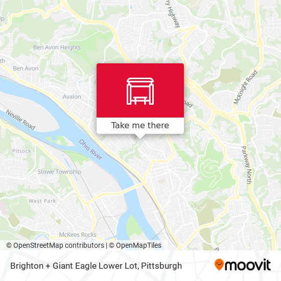 Brighton + Giant Eagle Lower Lot map