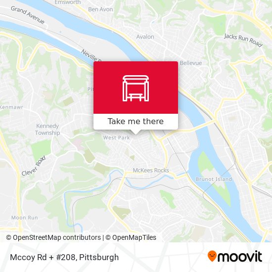Mapa de Mccoy Rd + #208