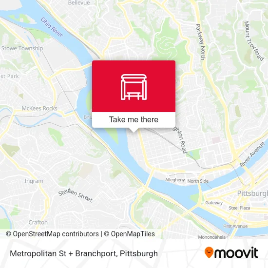 Mapa de Metropolitan St + Branchport