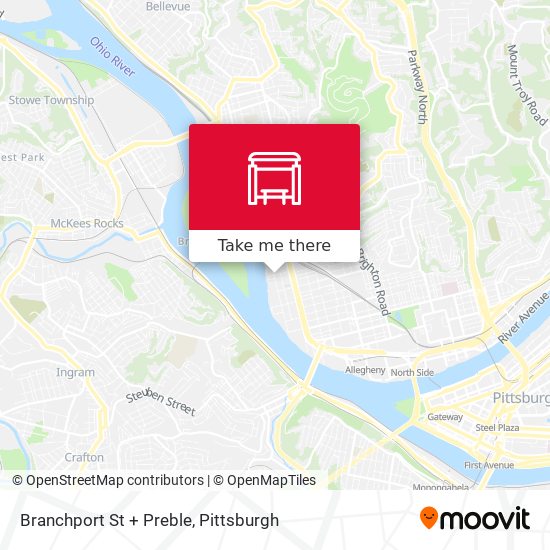 Mapa de Branchport St + Preble