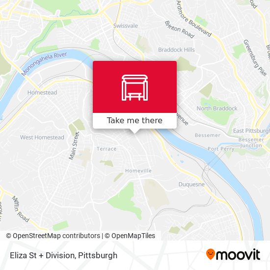 Eliza St + Division map