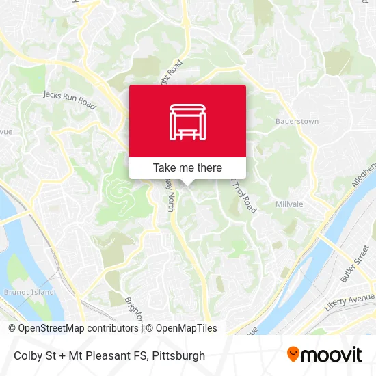 Colby St + Mt Pleasant FS map
