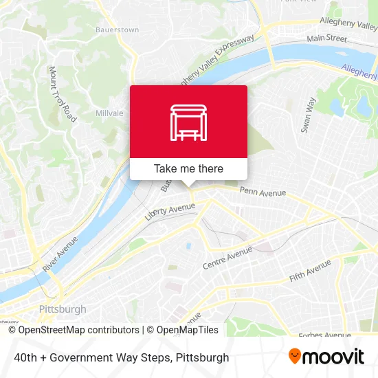 Mapa de 40th + Government Way Steps