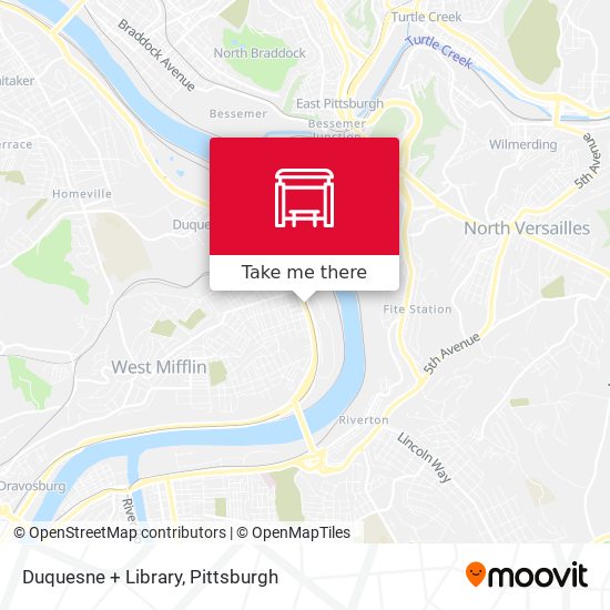 Mapa de Duquesne + Library