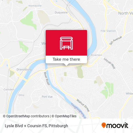 Lysle Blvd + Coursin FS map