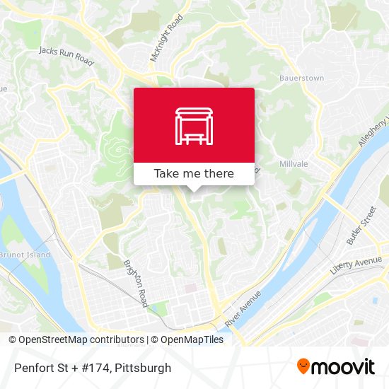 Mapa de Penfort St + #174