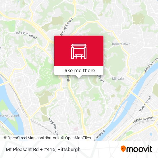 Mt Pleasant Rd + #415 map