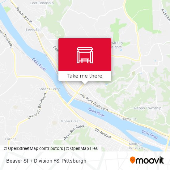 Beaver St + Division FS map