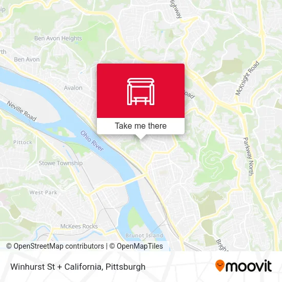 Mapa de Winhurst St + California