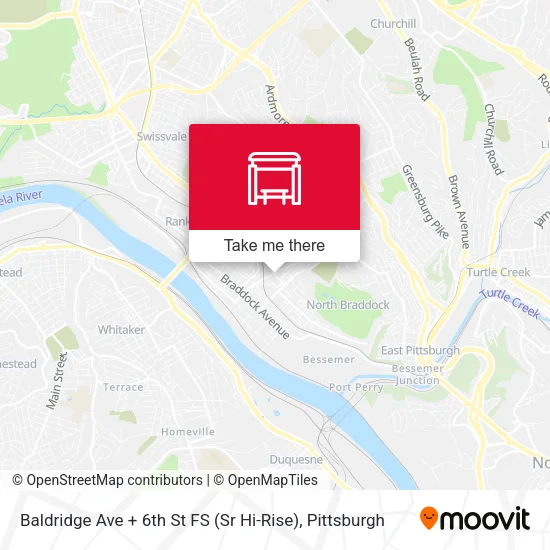 Mapa de Baldridge Ave + 6th St FS (Sr Hi-Rise)