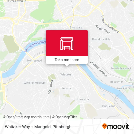 Whitaker Way + Marigold map