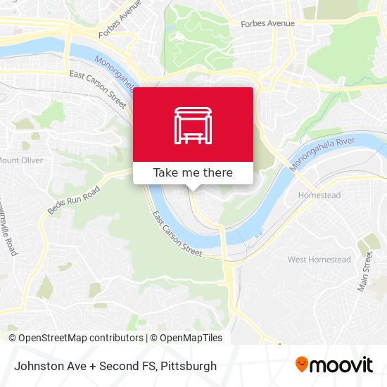 Johnston Ave + Second FS map