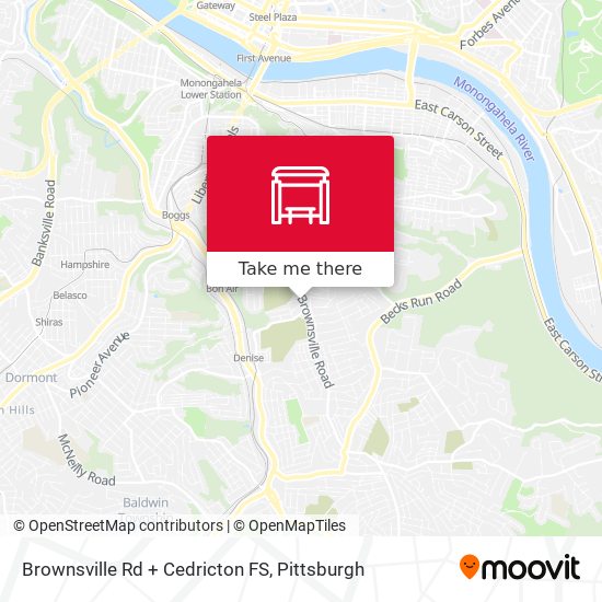 Mapa de Brownsville Rd + Cedricton FS
