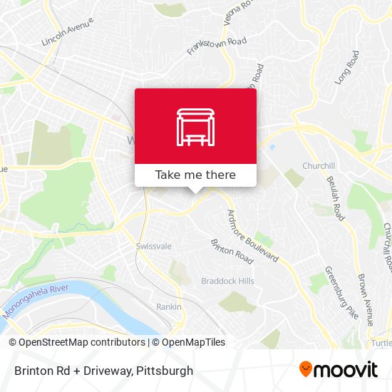Brinton Rd + Driveway map