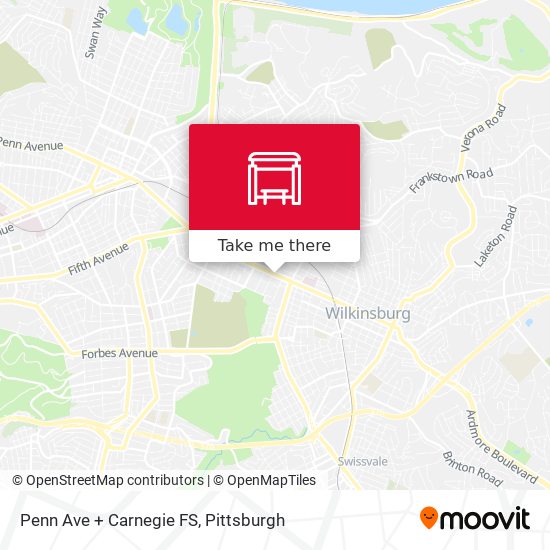 Penn Ave + Carnegie FS map