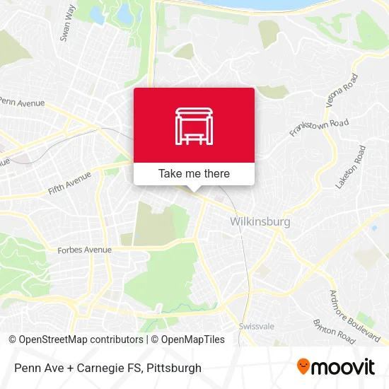 Penn Ave + Carnegie FS map
