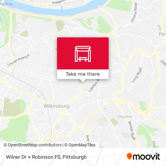Mapa de Wilner Dr + Robinson FS