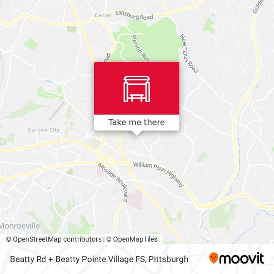 Beatty Rd + Beatty Pointe Village FS map