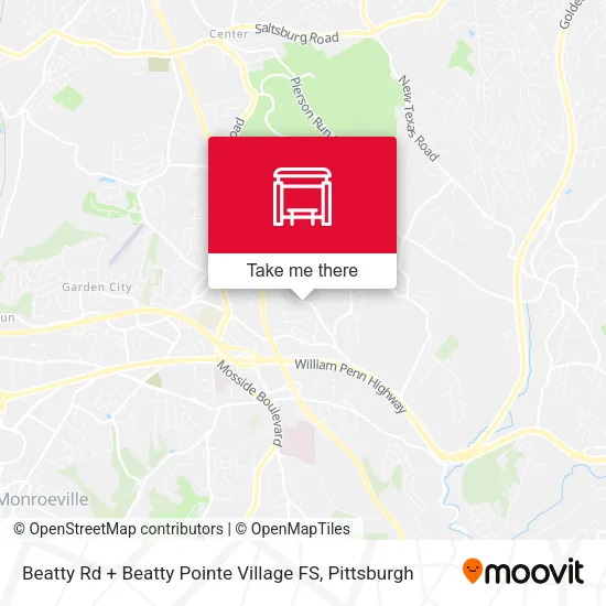 Mapa de Beatty Rd + Beatty Pointe Village FS