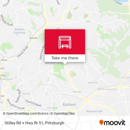 Mapa de Stilley Rd + Hwy Rt 51