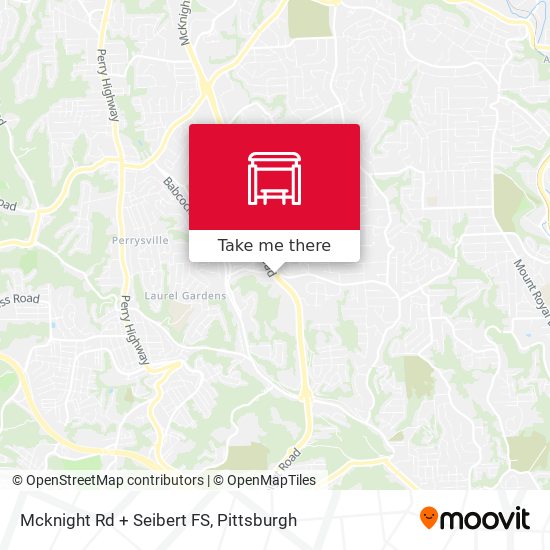 Mapa de Mcknight Rd + Seibert FS
