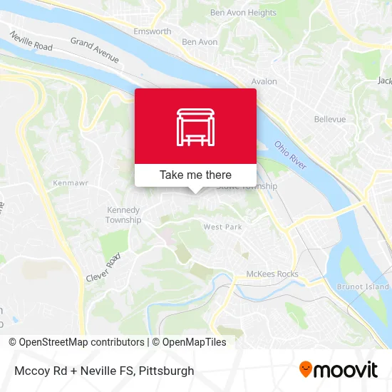 Mccoy Rd + Neville FS map