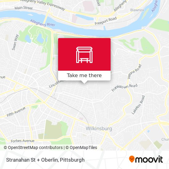 Stranahan St + Oberlin map