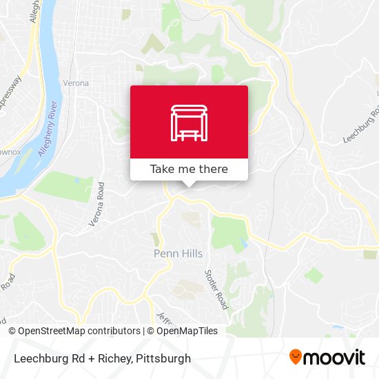 Mapa de Leechburg Rd + Richey